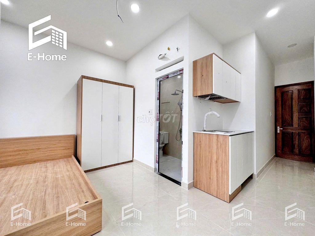 studio & 1 full new furniture at Thích Quảng Đức, bedroom