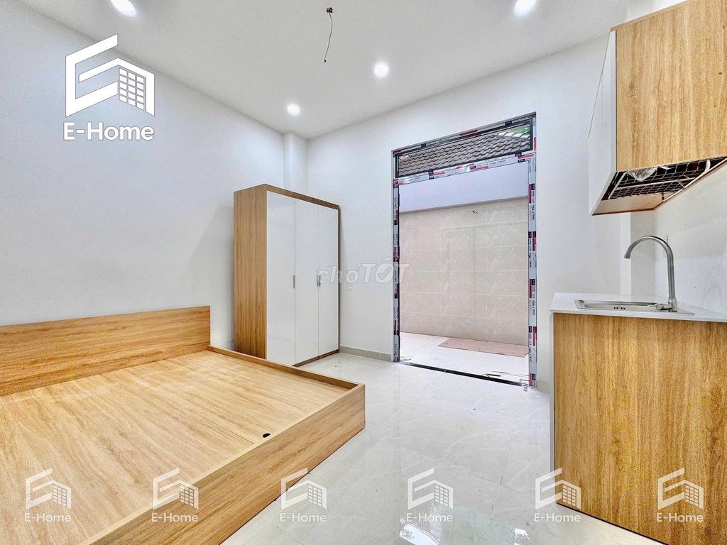 studio & 1 full new furniture at Thích Quảng Đức, bedroom