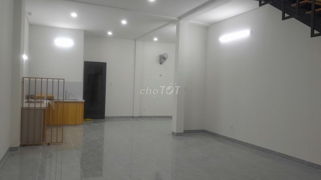 New house built, empty house in the house.