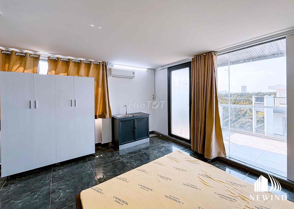 Opening the exclusive project with the broad balcony studio near Mart Mart