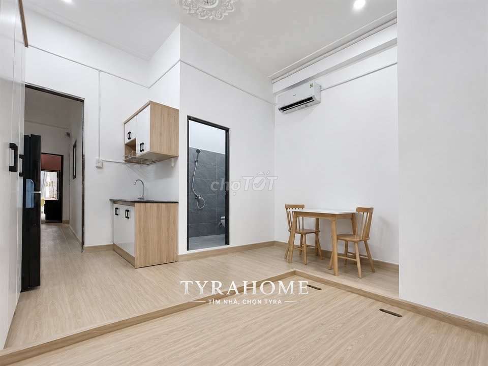 A two-stair apartment - two toilets in the backroom. Phú Nhuận.