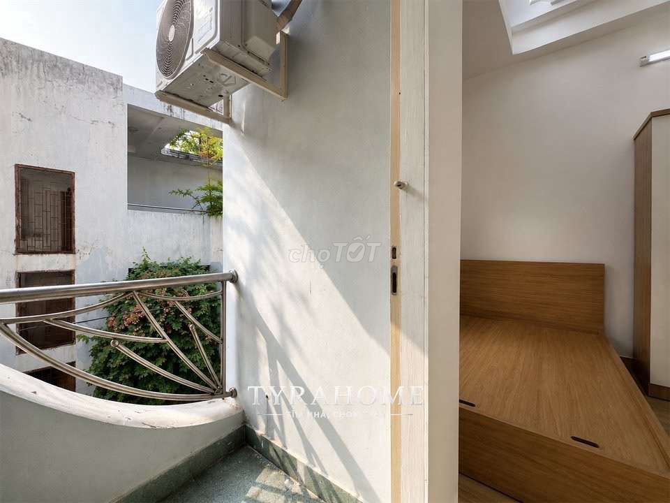 A two-stair apartment - two toilets in the backroom. Phú Nhuận.