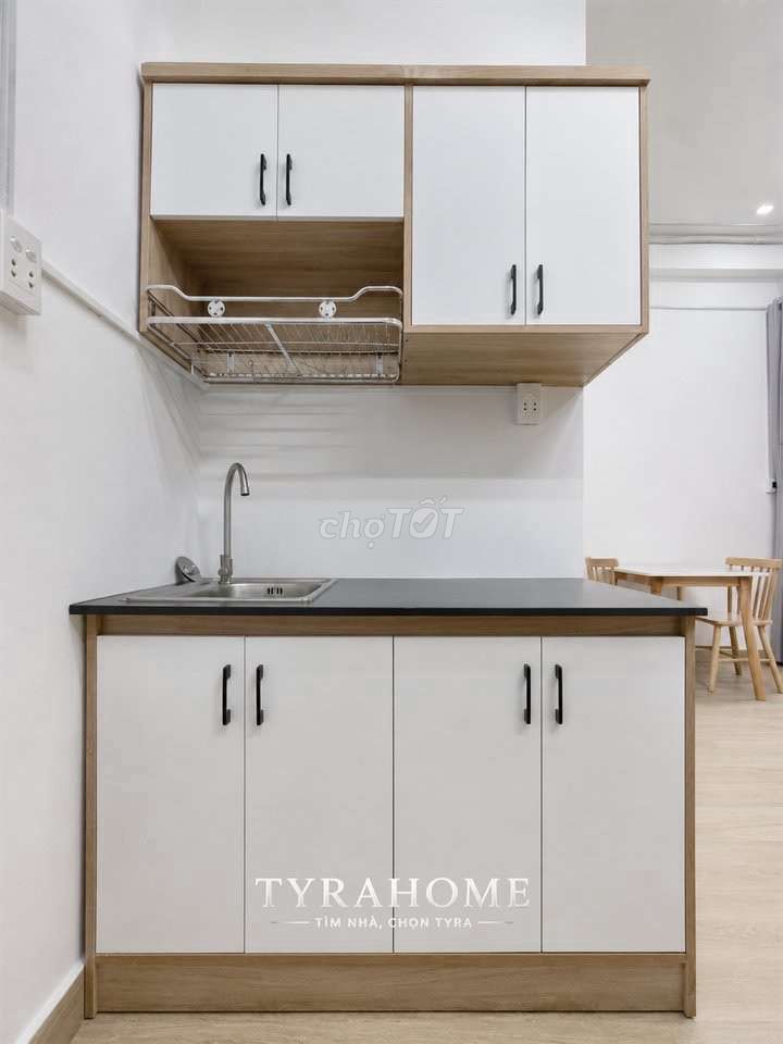 A two-stair apartment - two toilets in the backroom. Phú Nhuận.