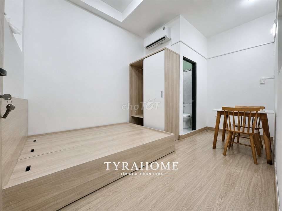 A two-stair apartment - two toilets in the backroom. Phú Nhuận.