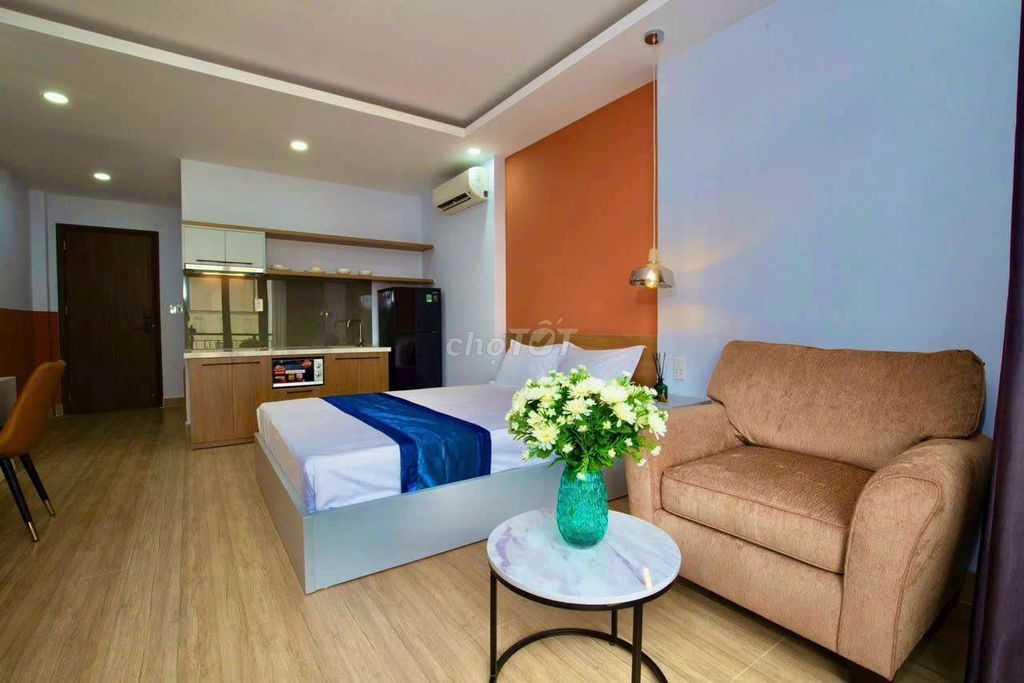 studio House One bedroom_40 m2_Full interior near Cầu Ông Lãnh