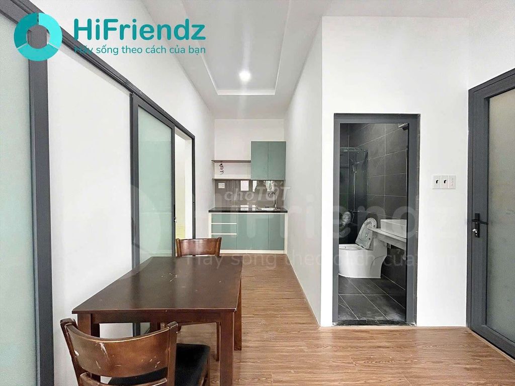 Two bedrooms 10 ) Large living room + balcony, private washing machine