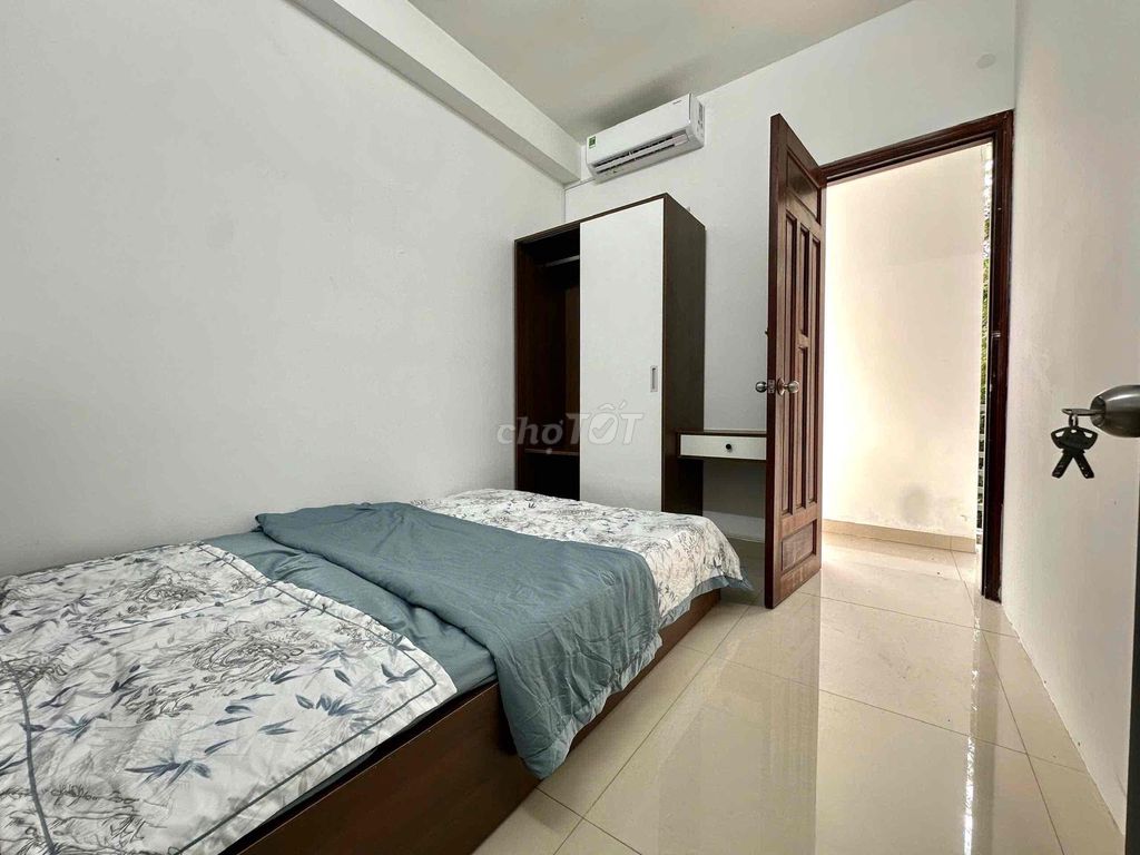 apartment 2 bedroom full interior - balcony + open window - Đặng Thùy Trâm