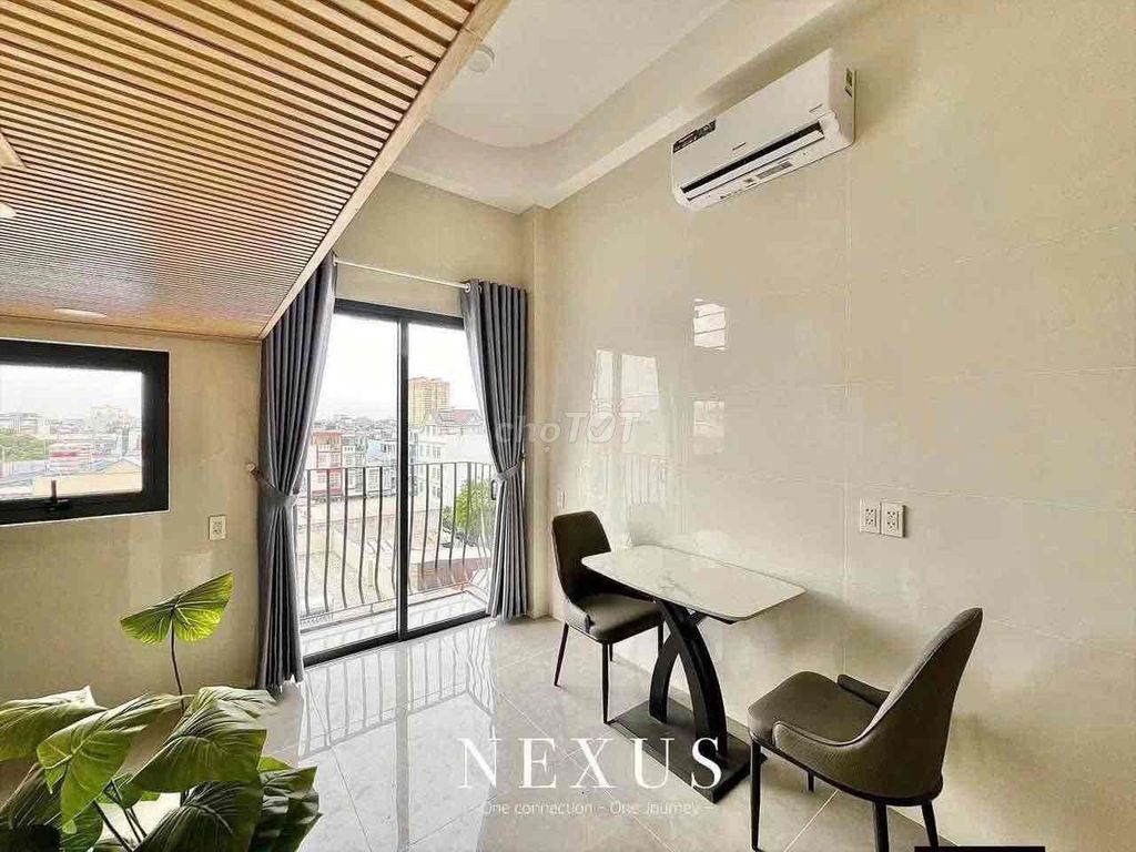 Dupex - The balcony is full of furniture - neared the seven-center-new building 100%