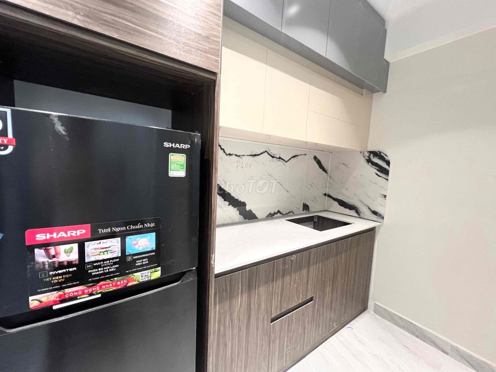 Open a bedroom - a new living room 100% full of furniture 35 M2 District 8