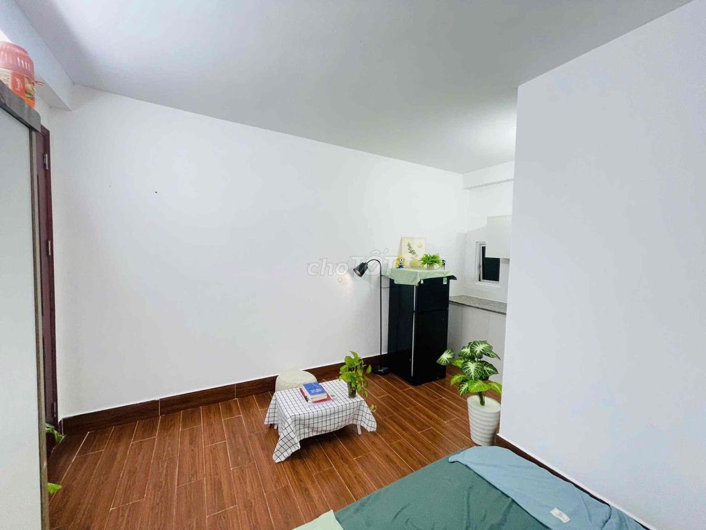 Extensive studio room, full interior walker