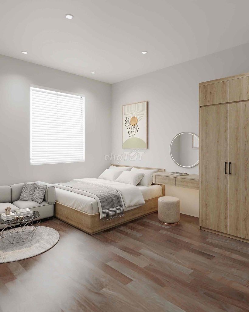 Rent the new studio, 100% right in the fifth district.