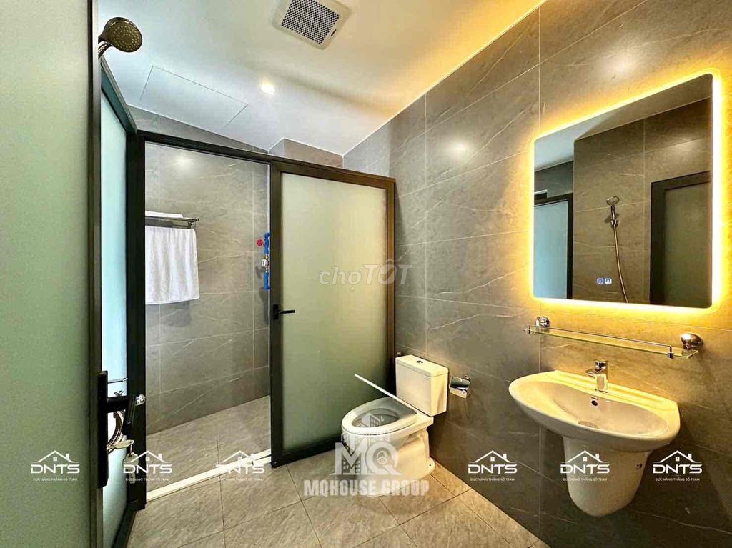 Rent apartment building. A fancy modern interior bedroom in District 1.
