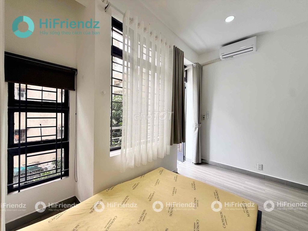 studio full cool balcony furniture in downtown Phú Nhuận