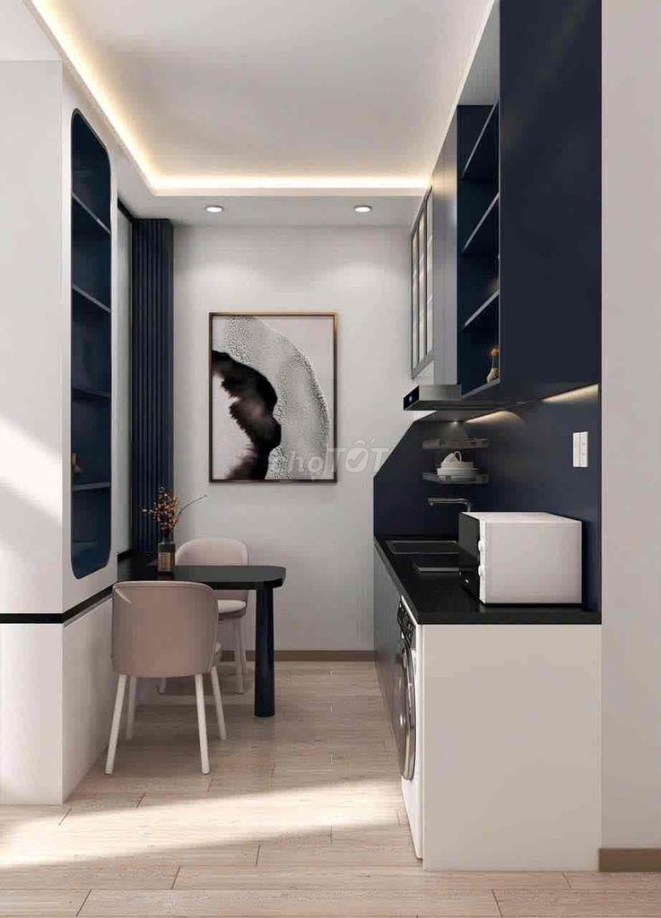 The apartment is a good one full of furniture in Hoàng Văn Thụ Park.