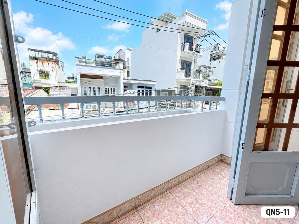 brand new building balcony empty
