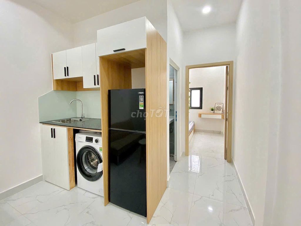New service apartment has been built inside the kitchen window at the end of the missile line