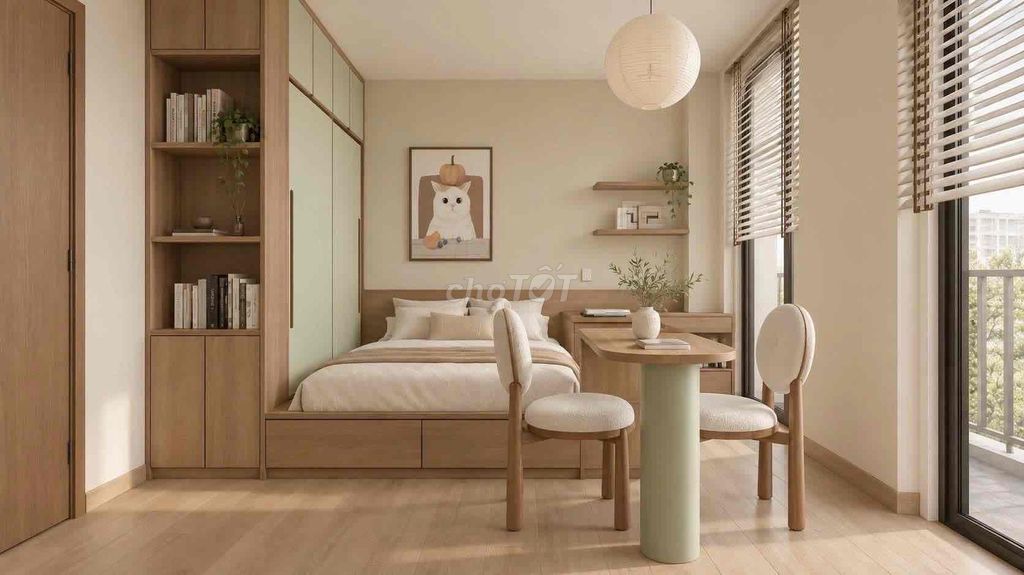 The service apartment has a taste right at the foot of the 2nd county - full comfortable commitment of 99 percent