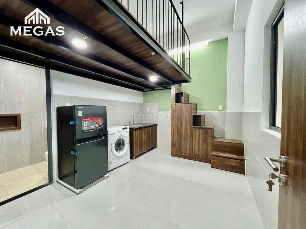 Dupex interior, new custom washing machine 100% built at Dương Quảng Hàm