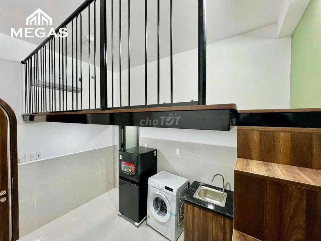 Dupex interior, new custom washing machine 100% built at Dương Quảng Hàm