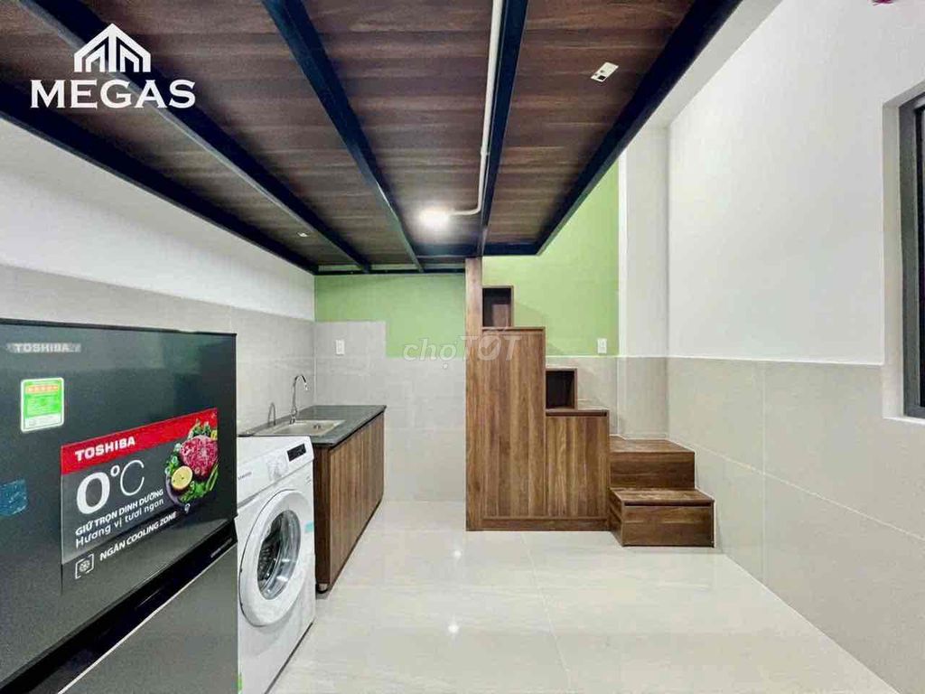 Dupex interior, new custom washing machine 100% built at Dương Quảng Hàm