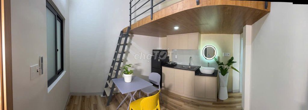 Rent the apartment with a loft.