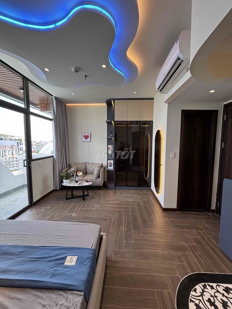 The new room's broken down.