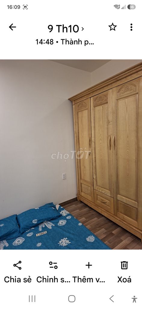 Rent the apartment for two bedrooms