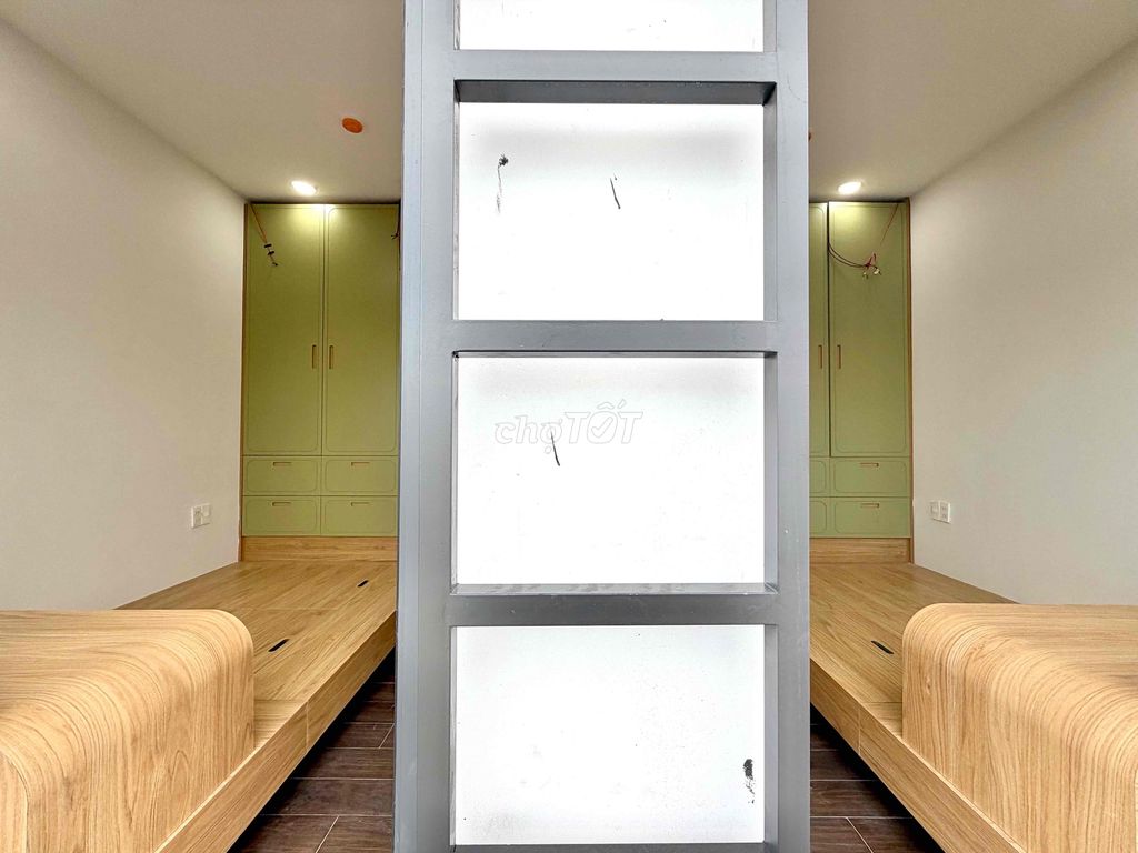 The mini apartment is two-size bedrooms 40 meters wide in the center of Gò Vấp.