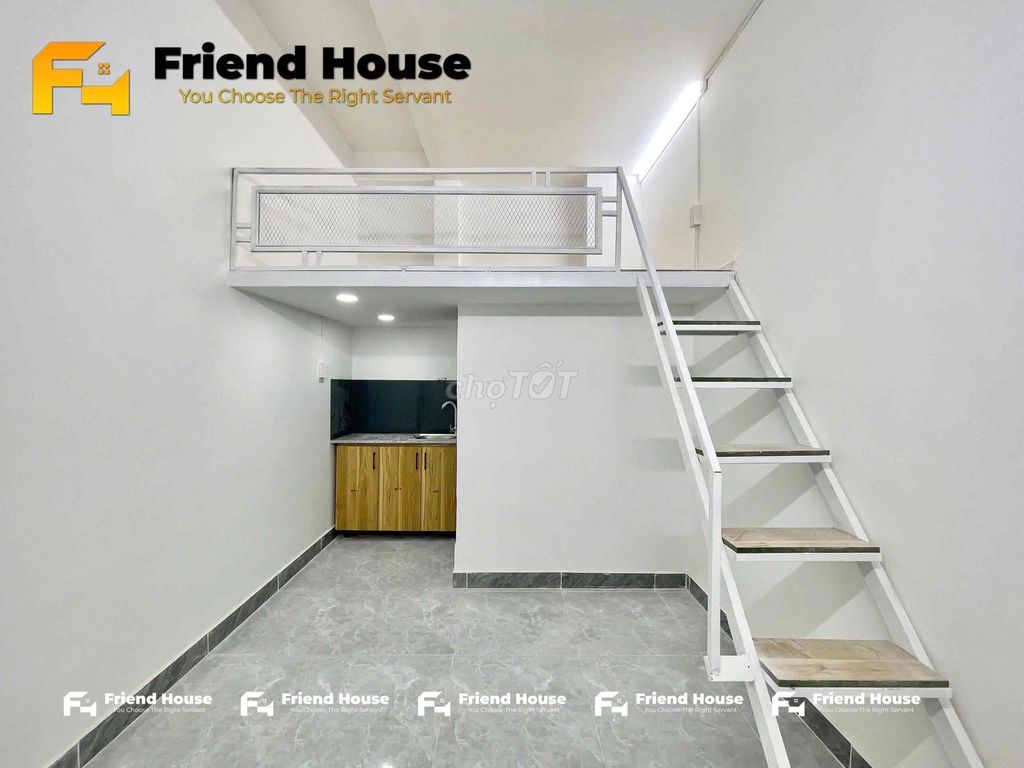 The interior room -- right here in the school hall -- the house.