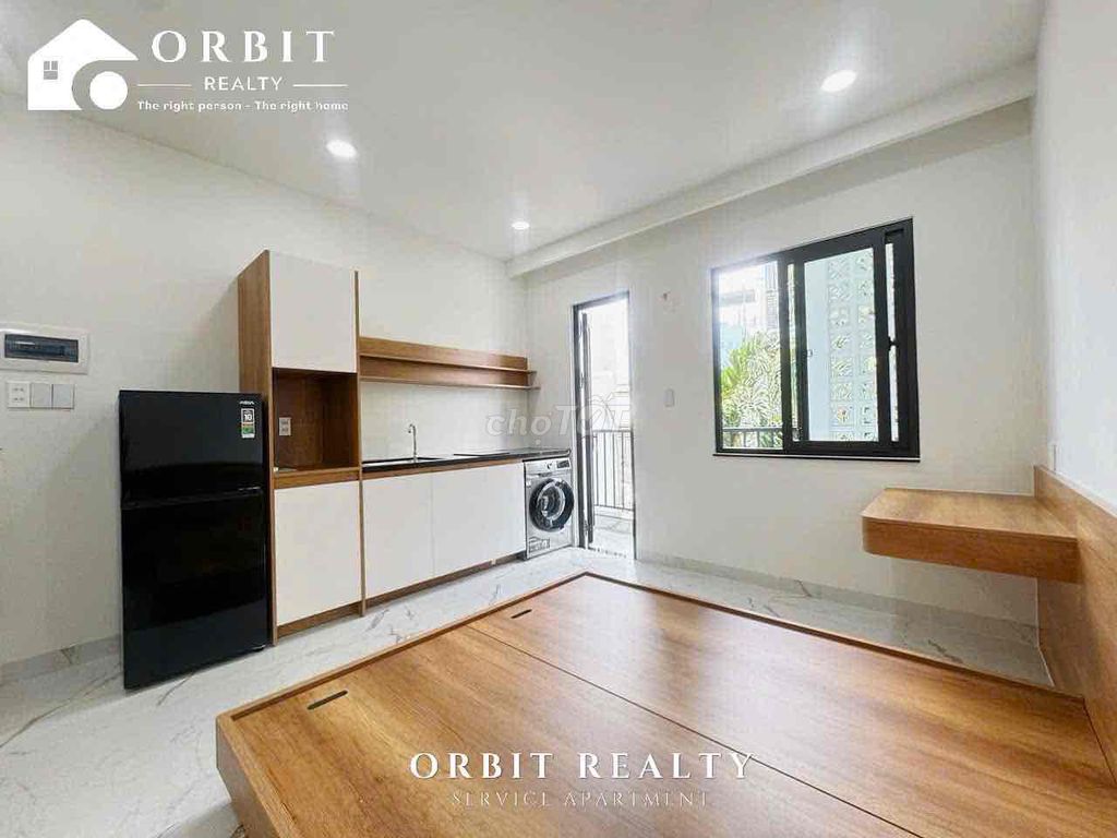Open the new apartment, full interior near the blue line.