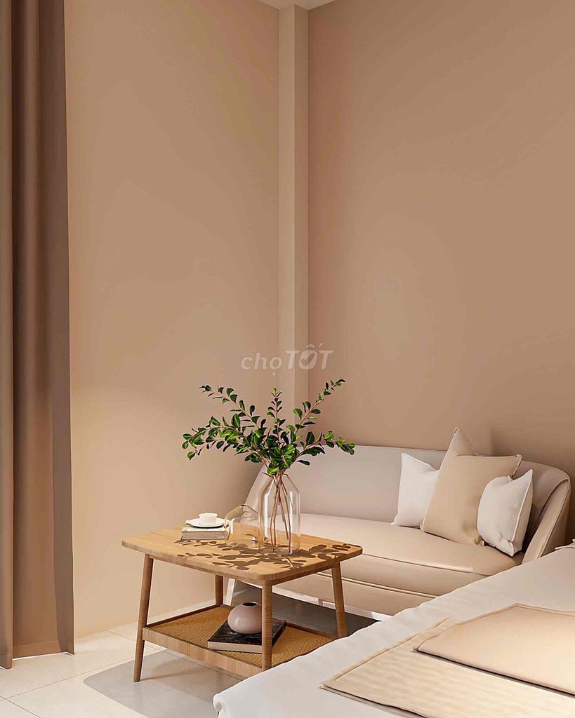 The full studio interior and a new bedroom 100% right next to T3.