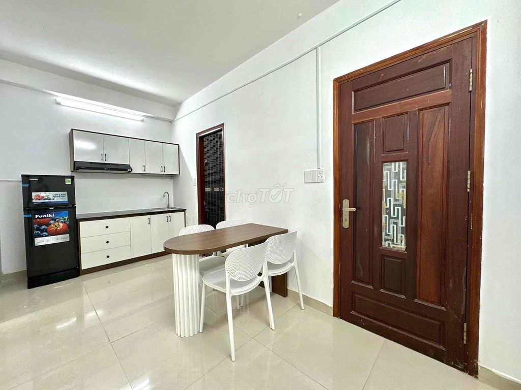 Two bedrooms plus one living room. Full interior balcony right here at Lang University.