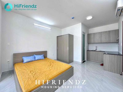 New service apartment near vhu, ueh cs N, which has a refrigerator, which is located near the District 8 neighborhood.