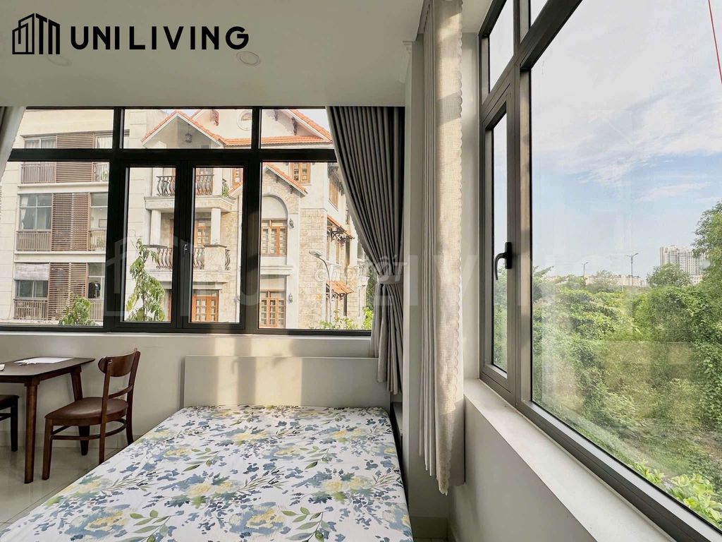 studio full interior near the ceiling of the brain - large sky windows