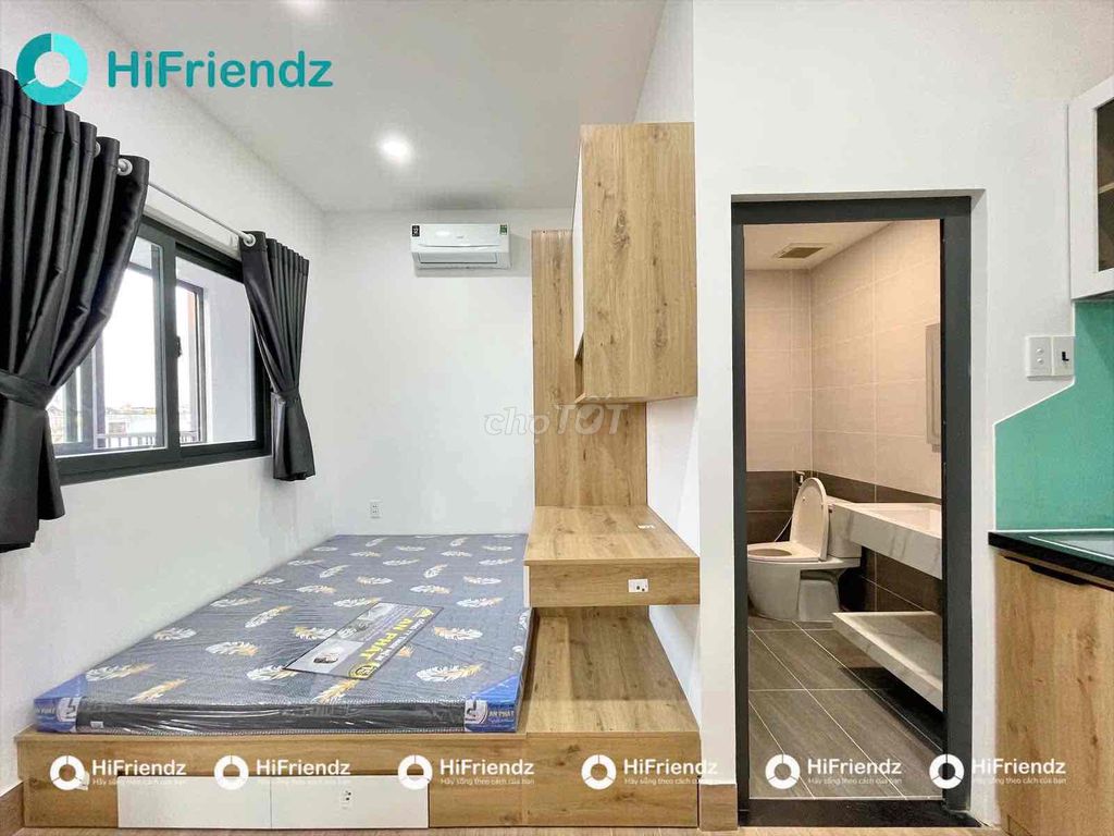 The sky window studio - full new furniture 100% near Lý Thường Kiệt District 10
