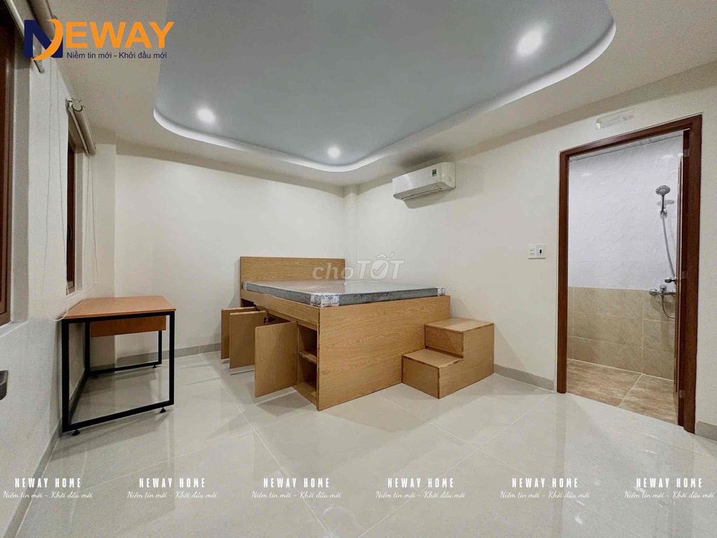 studio room - newly built - full interior - Bình Tân - super wide