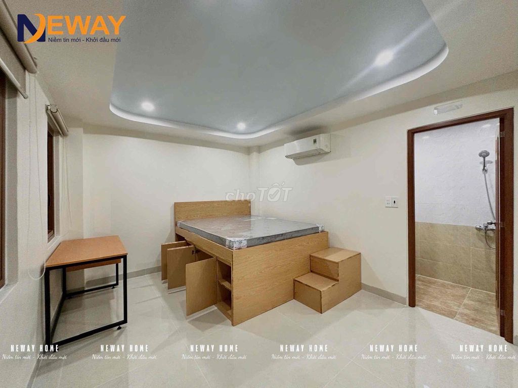 studio room - newly built - full interior - Bình Tân - super wide