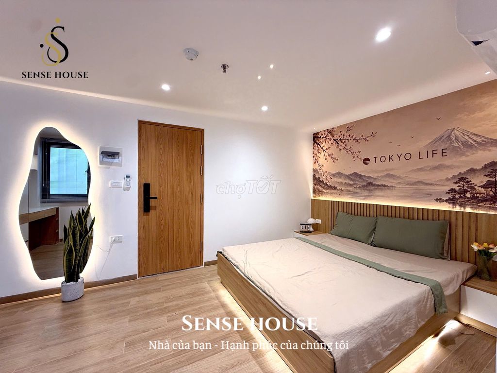 A Luxury Luxury Japanese - Northern European Bedroom