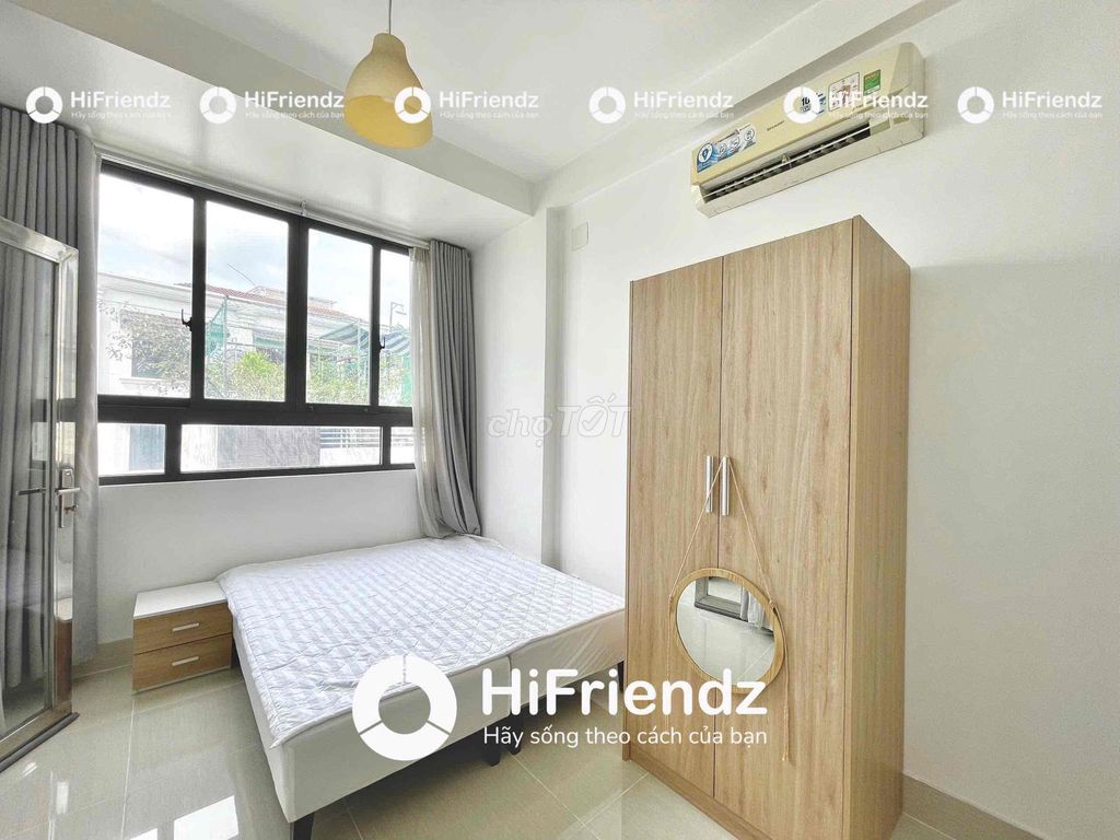 Room with large windows available naturally, full interior Nguyễn Hới - Bình Tân