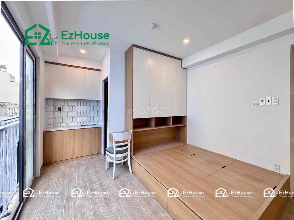 The balcony studio is newly constructed near the central cv village