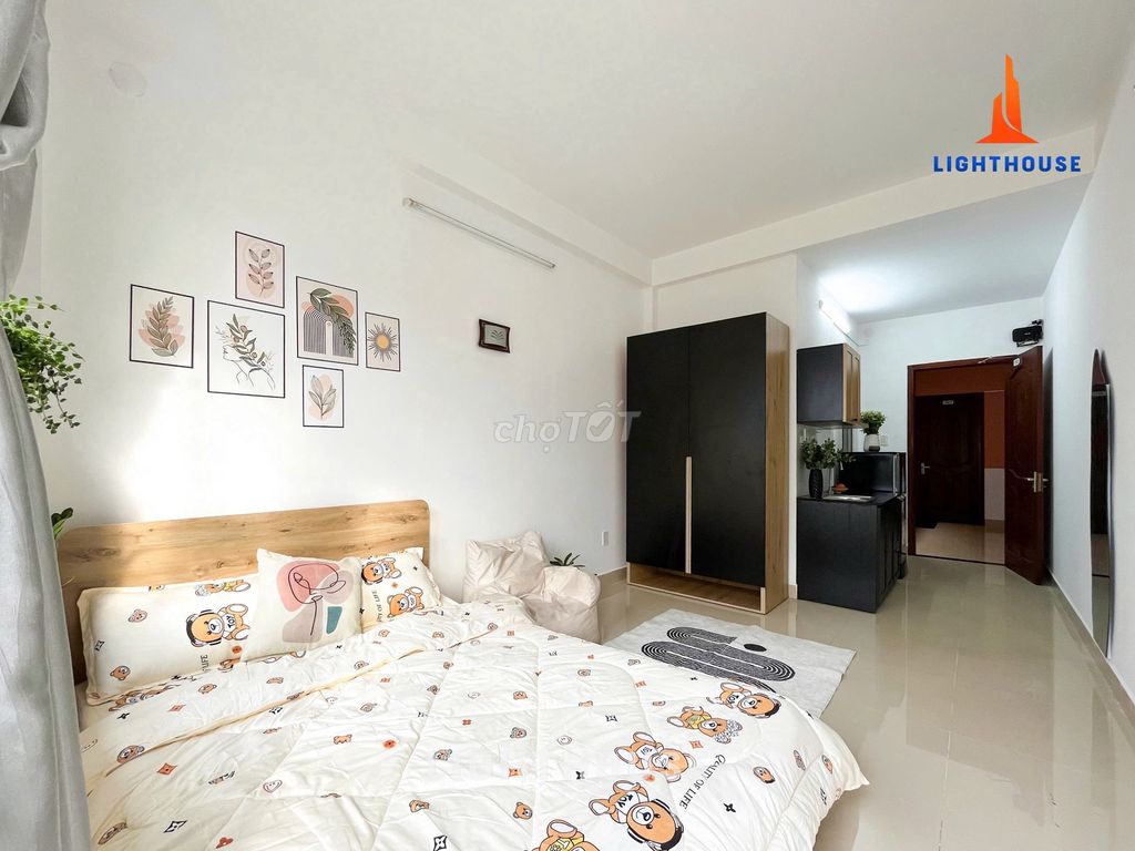 studio 35 M2 balcony walking out vincom P.V. ruled, industrial college, Gò Vấp Market