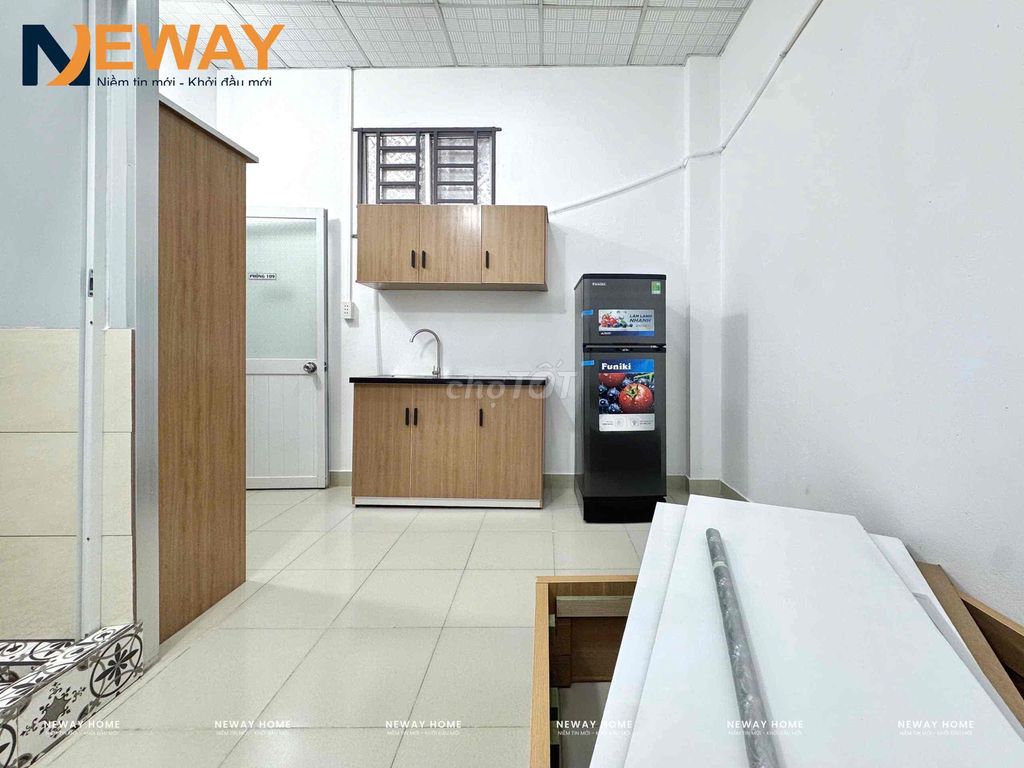 Rent studio full interior - private washing machine - near dedicated university