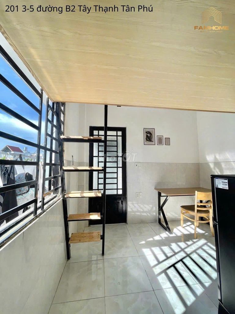 Room, large window full inside - B2 Tây Thạnh Tân Phú street