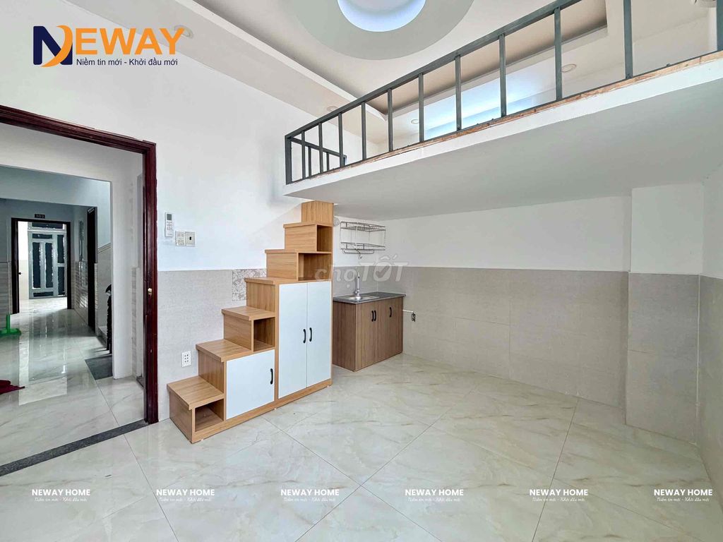 New room - there's a sky window - the air machine's near the fourth quarter of the