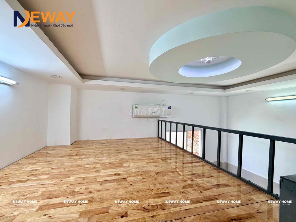 New room - there's a sky window - the air machine's near the fourth quarter of the