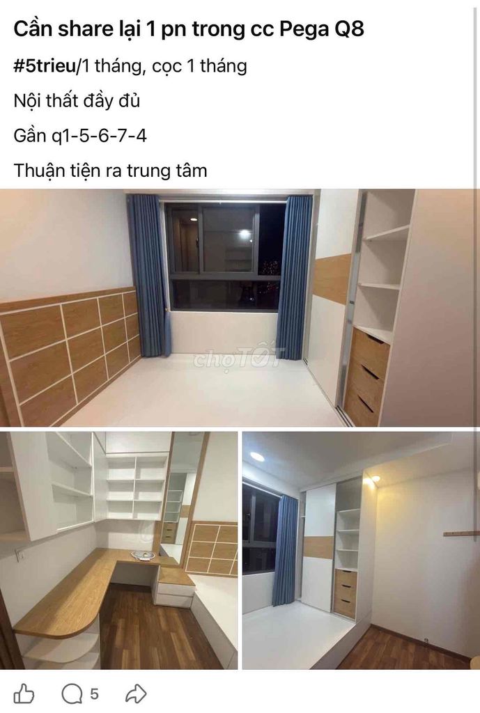 Share One Bedroom in pega District 8