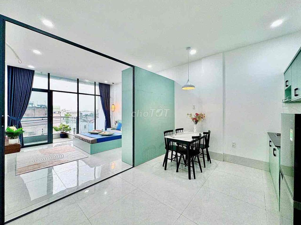 The new apartment is 100 percent built - in front of the internal highway near the slitter.