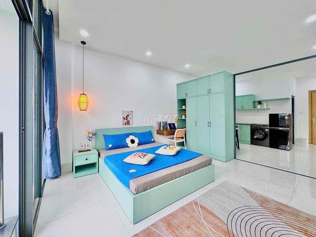 The new apartment is 100 percent built - in front of the internal highway near the slitter.