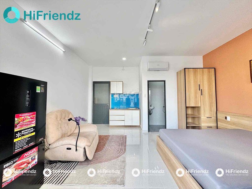 Rent the full elevator studio at the bottom of số 1 Street.