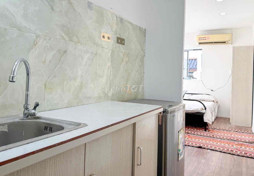 The Phan Xích Long Phú Nhuận studio -- full interior, modern design,